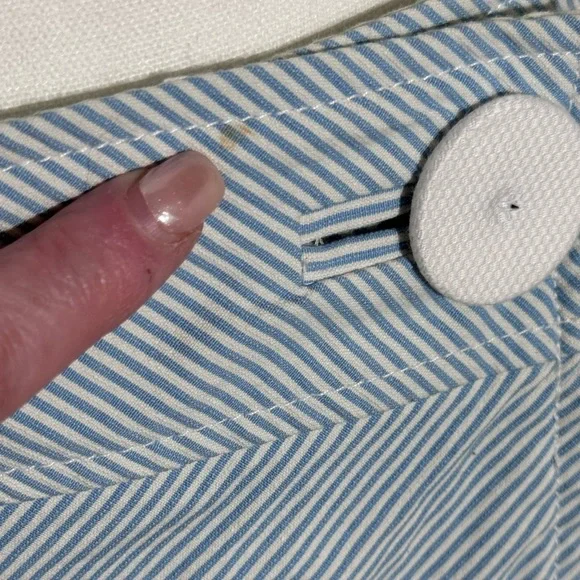 Lilly Pulitzer Seersucker Reversible Wrap Skirt Women's 8 - Picture 8 of 8